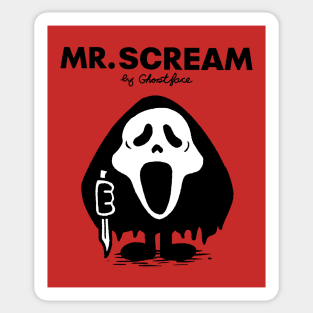 Mr. Scream Sticker